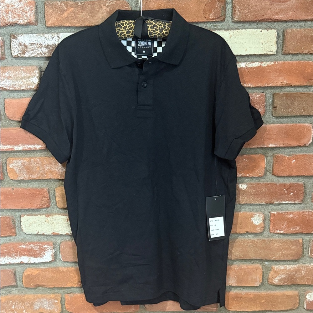 Brooklyn Cloth Men's Polo Shirt in Black
